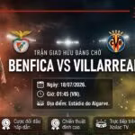 Ảnh bìa nhận định soi kèo trận giao hữu Benfica vs Villarreal lúc 01h45 ngày 18/07 cùng Xoilac TV.